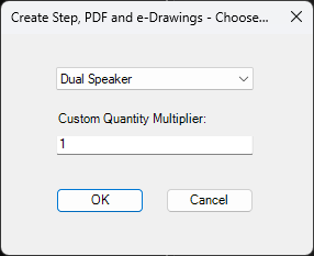 Demander à l'utilisateur de sélectionner la boîte de dialogue de configuration