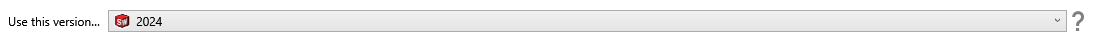 Utilisez cette version du réglage SOLIDWORKS