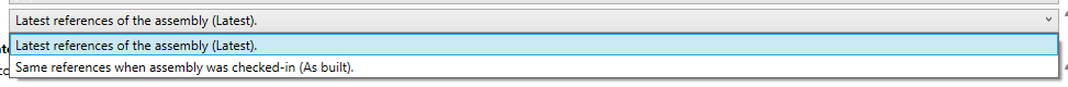 Dropdownliste der Berechnungsmethode