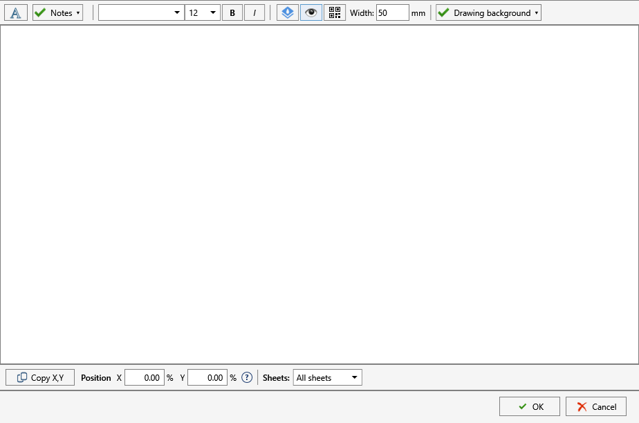 Annotations editor